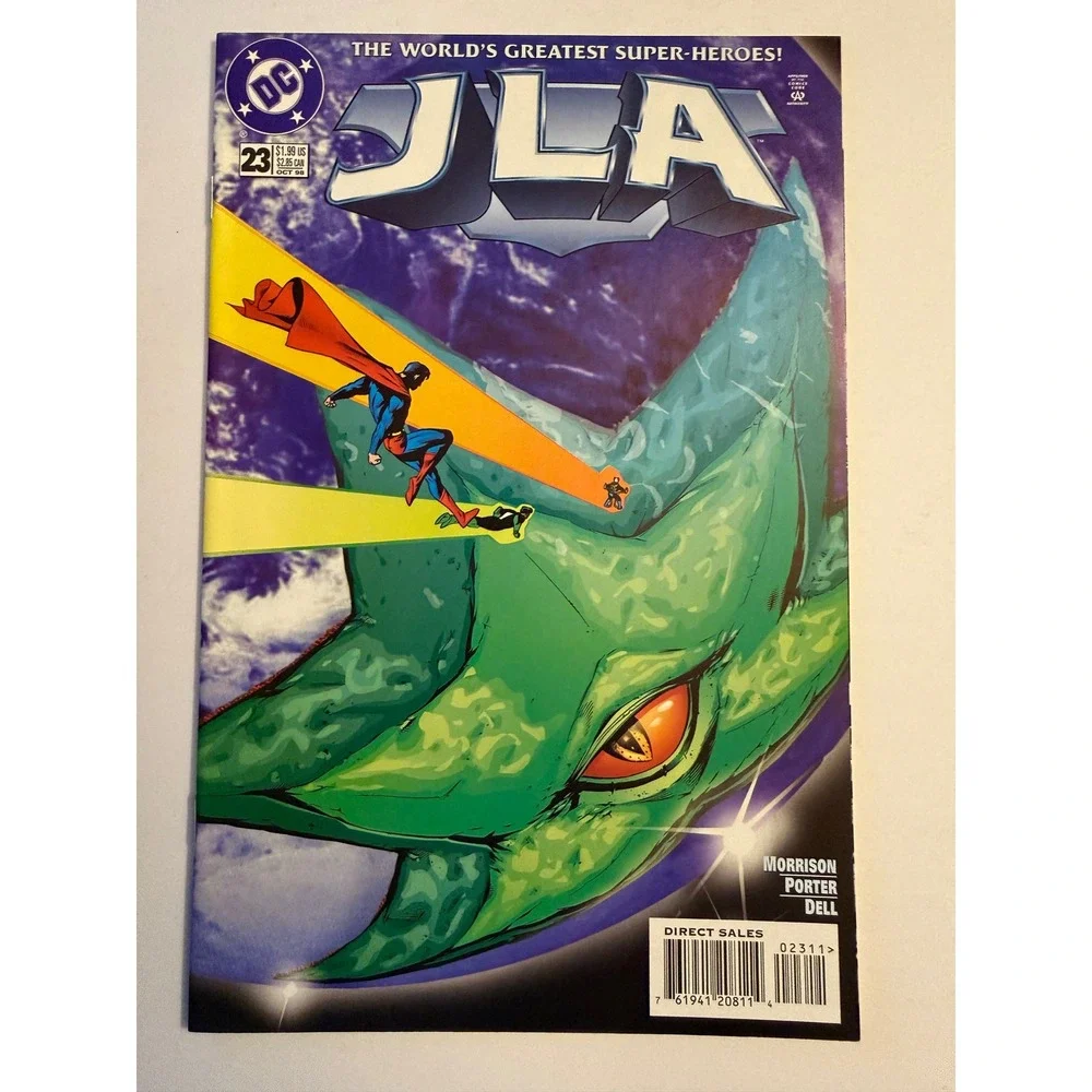 JLA 23 DC Comics 1998 Grant Morrison Howard Porter Starro Justice League America